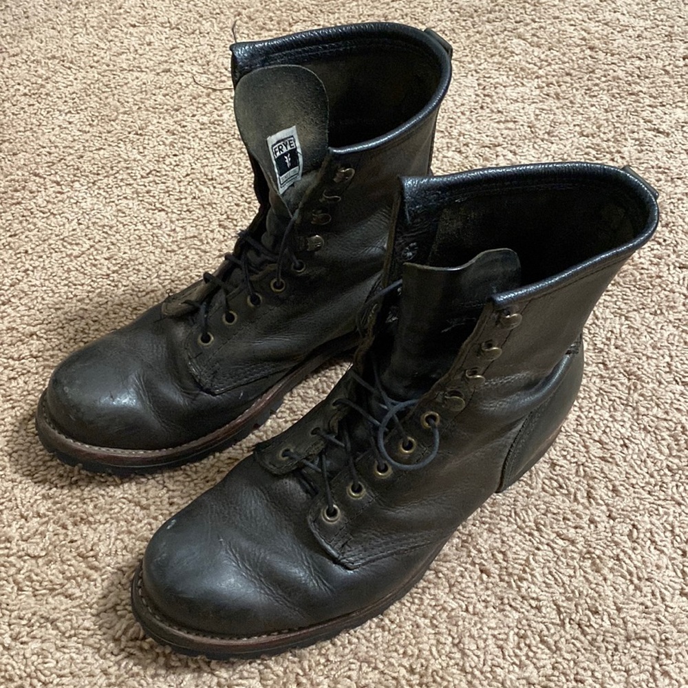 Mens Frye lace up boots